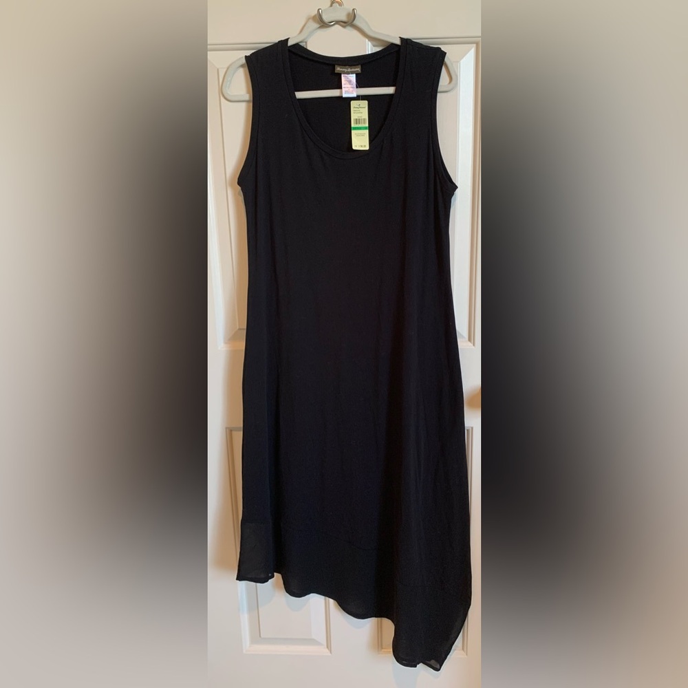 Tommy Bahama Black Midi Dress